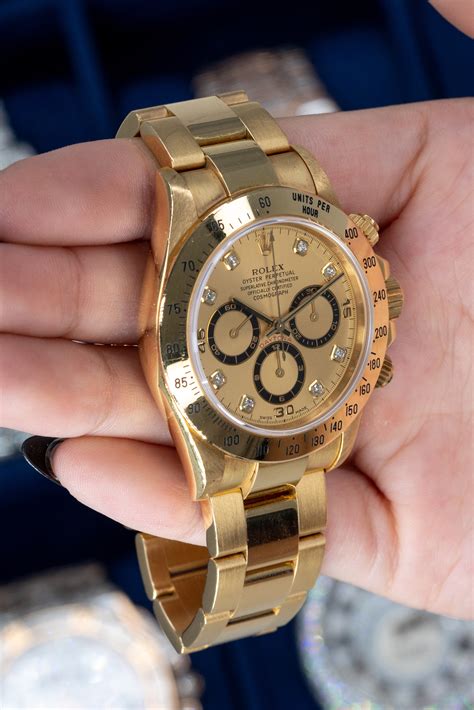 mens rolex daytona gold|Rolex daytona full gold.